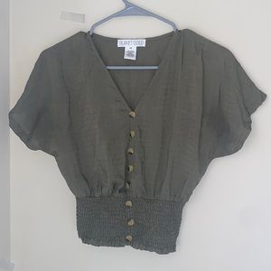 Lightweight Green Blouse